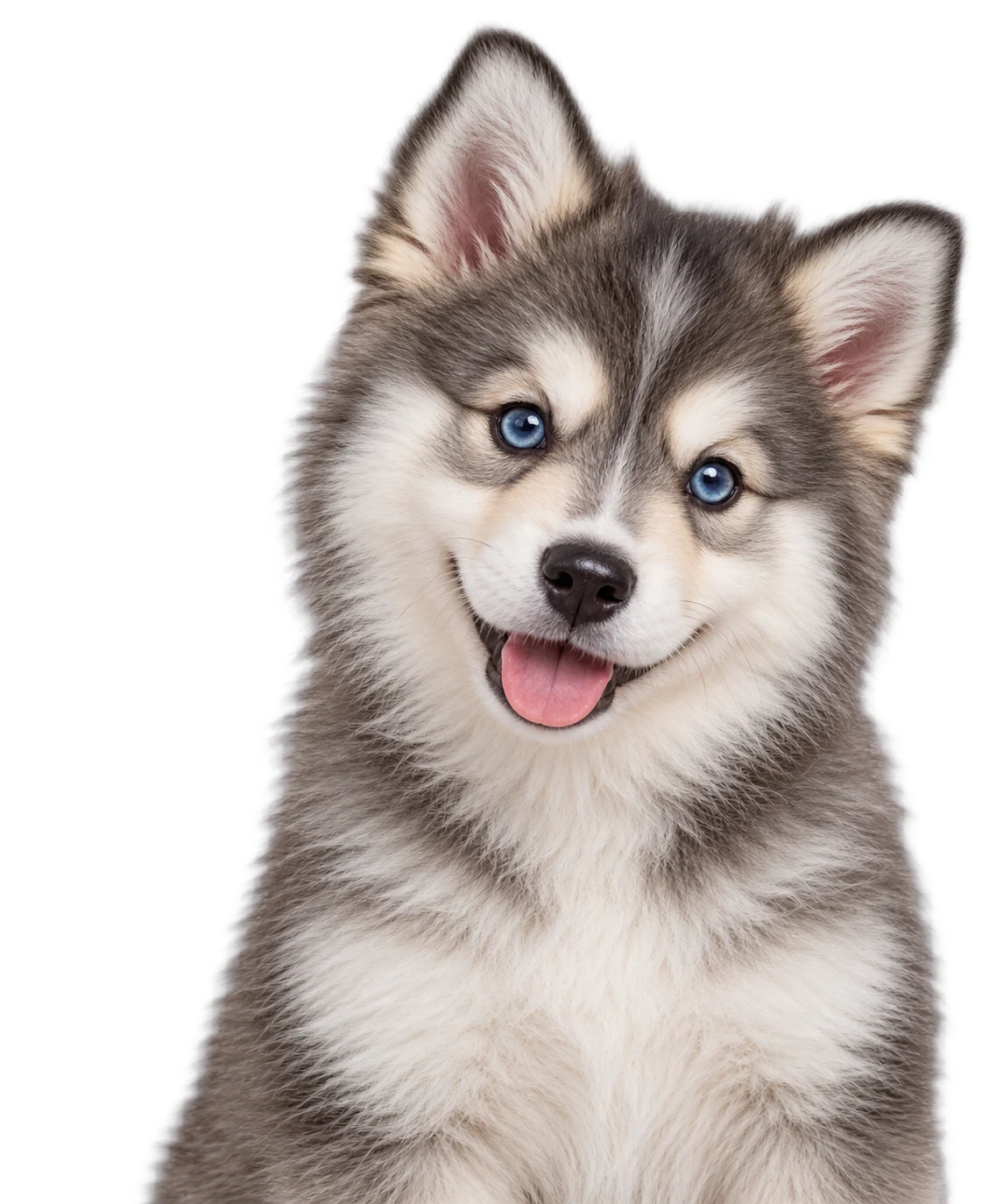 A Pomsky puppy