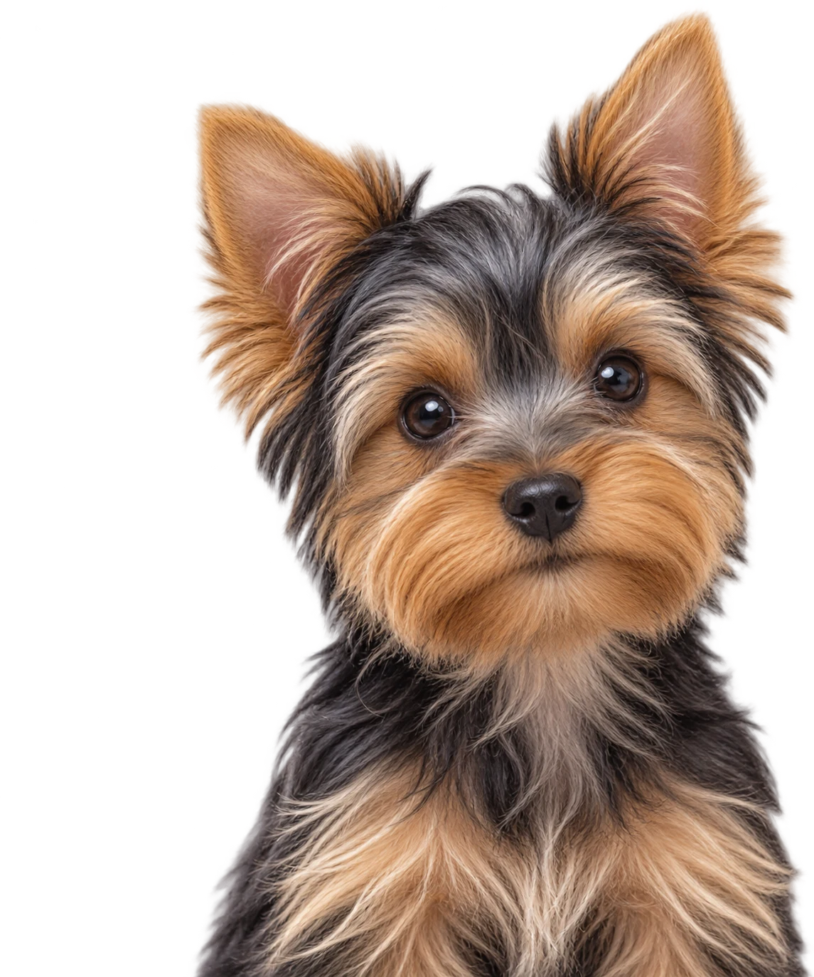 A Yorkshire Terrier puppy