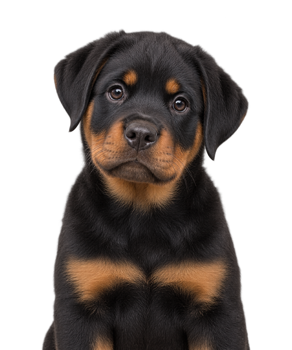 A Rottweiler puppy